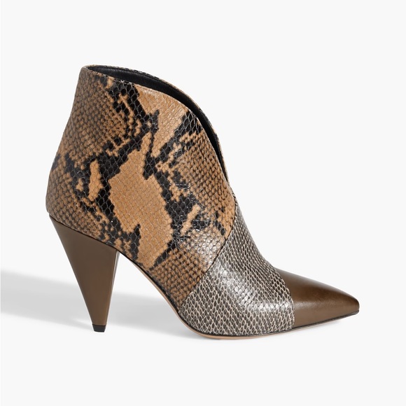 Isabel Marant snakeskin leather booties—worn once, like brand new! - Picture 4 of 8
